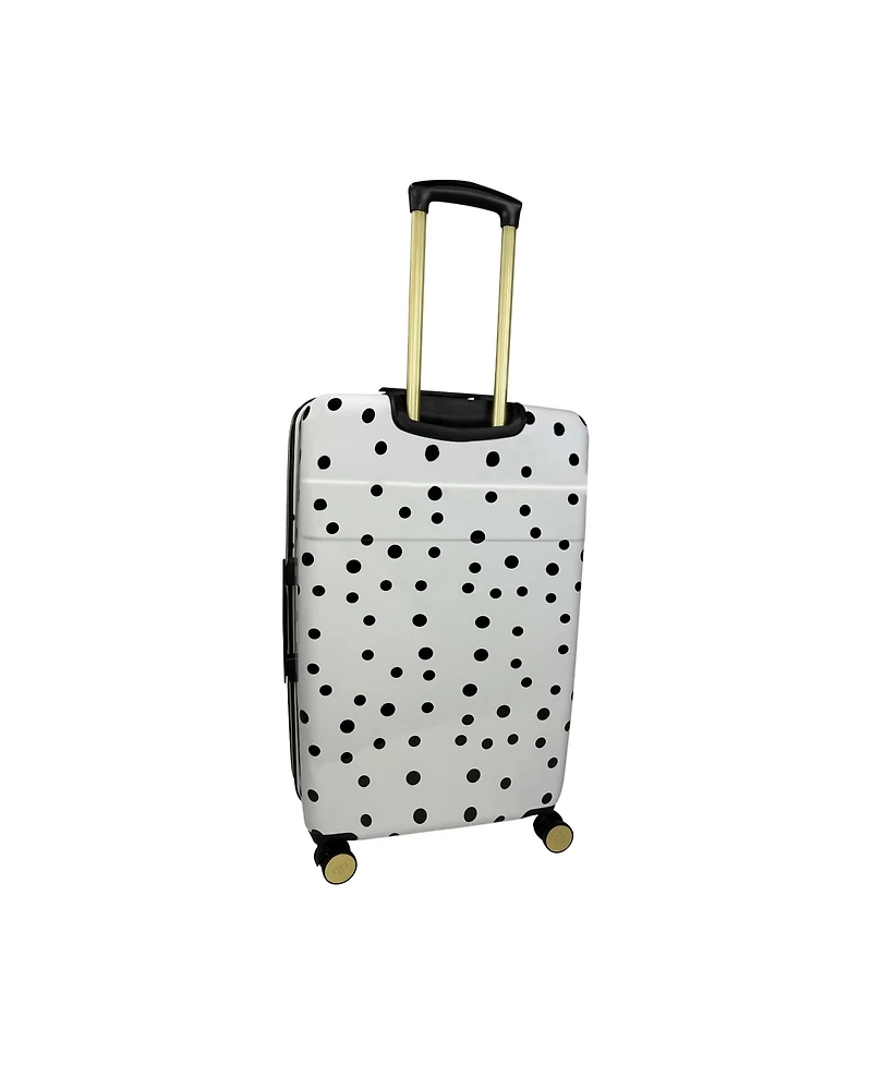 Jenni Chan Polka Dot 3-Piece Hardside Spinner Set