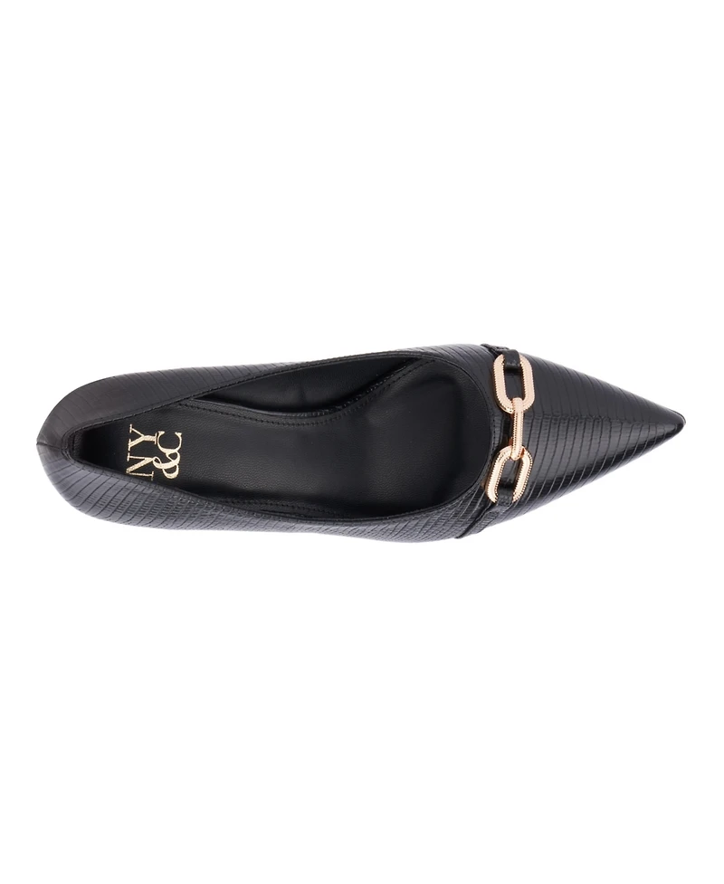 Women's Katerina- Lizard Embossed Pump Heels