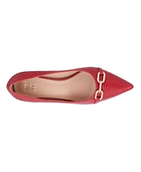 Women's Katerina- Lizard Embossed Pump Heels