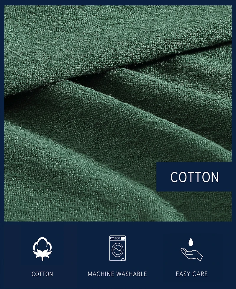 Nautica Ripple Cove Cotton Reversible Blanket, Twin