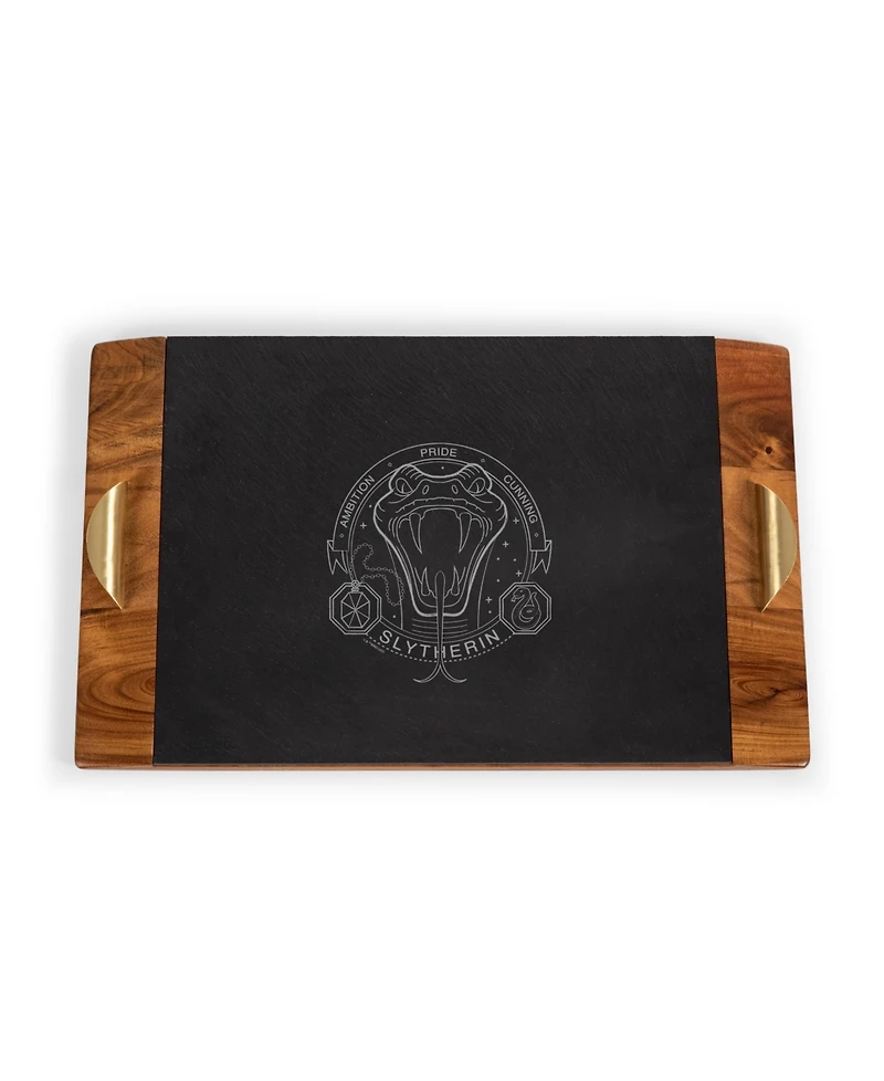 Harry Potter Slytherin Covina Acacia and Slate Charcuterie Board