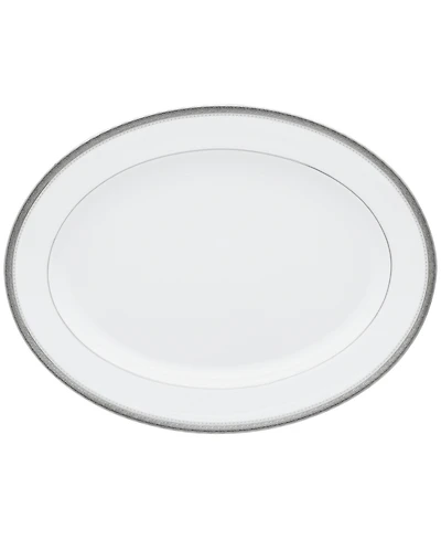 Noritake Charlotta Platinum Oval Platter