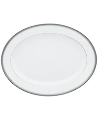 Noritake Charlotta Platinum Oval Platter