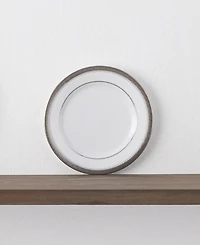 Noritake Charlotta Platinum 4 Piece Bread Butter and Appetizer Plates Set, Service for 4