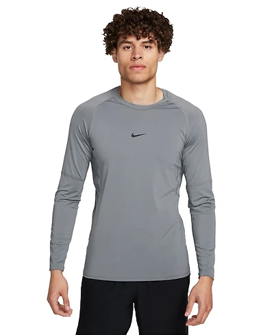 Nike Men's Pro Slim-Fit Dri-fit Long-Sleeve T-Shirt