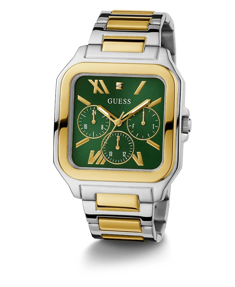 Guess Men's Multi-Function Two-Tone Stainless Steel Watch 42mm