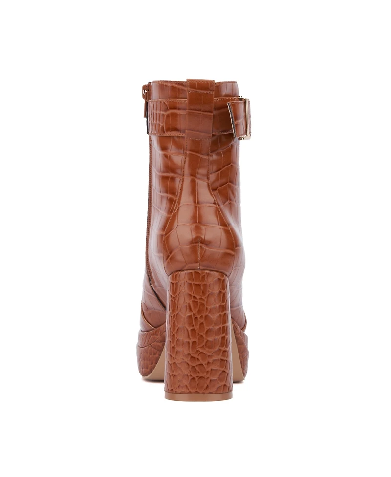 Fashion To Figure Women's Mari Platform Boot - Wide Width