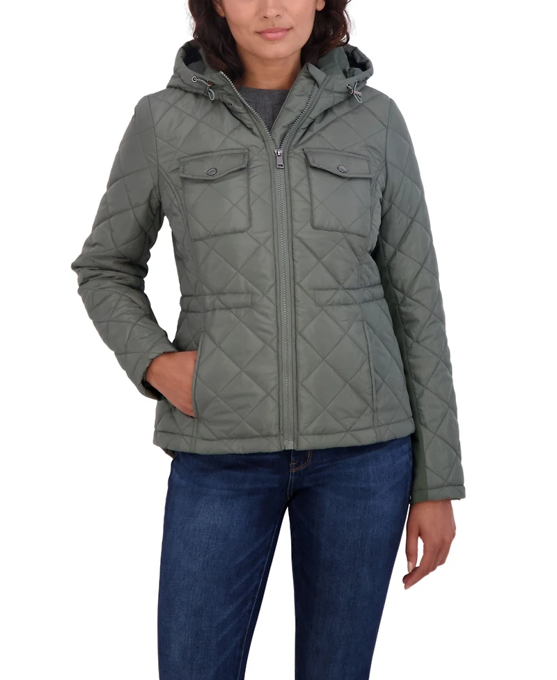 Sebby Juniors' Quilted Jacket with Hood