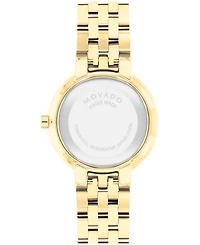 Movado Women's Museum Classic Swiss Quartz Yellow Pvd Watch 30mm