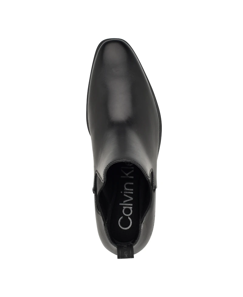 Calvin Klein Men's Donto Slip-On Pointy Toe Boots