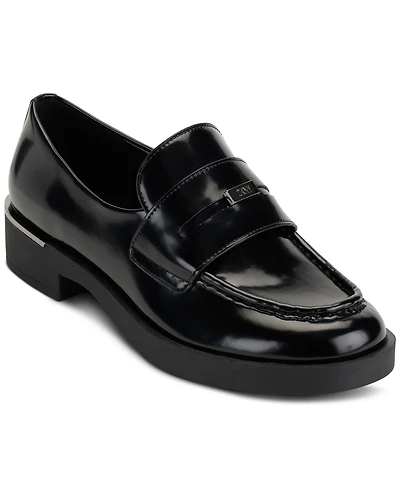 Dkny Women's Ivette Slip-On Penny Loafer Flats