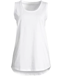 Lands' End Women's Supima Cotton Tunic Tank Top
