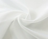 Kate Aurora Montauk Accents Ultra Lux 2 Piece Rod Pocket White Sheer Voile Window Curtain Panels