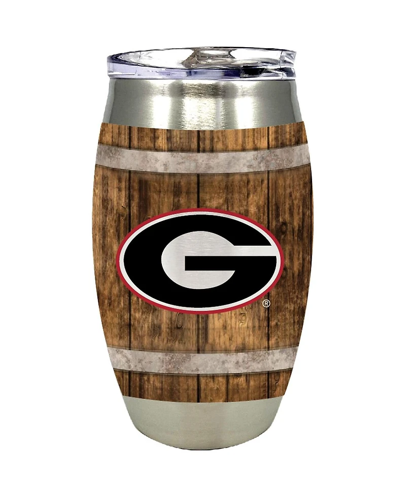 Georgia Bulldogs 15 Oz Barrel Tumbler