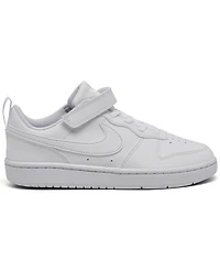 Nike Little Kids Court Borough Low Recraft Adjustable Strap Casual Sneakers From Finish Line