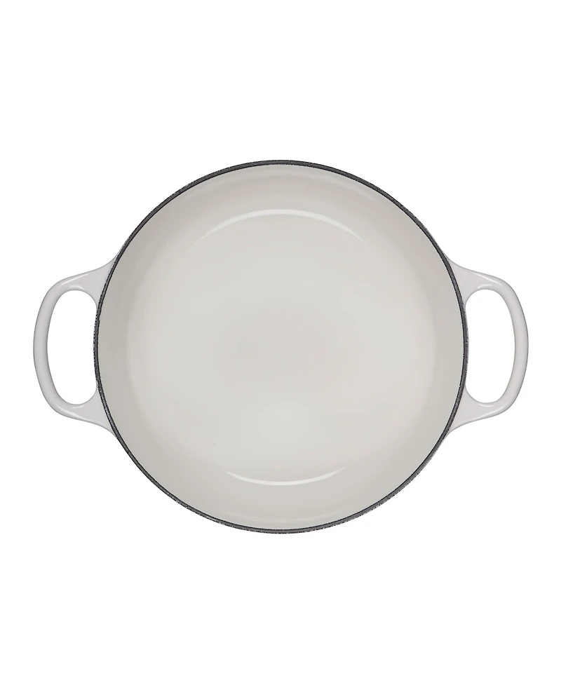 Le Creuset 4.5 Quart Cast Iron Round Dutch Oven with Marble Applique