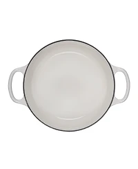 Le Creuset 4.5 Quart Cast Iron Round Dutch Oven with Marble Applique
