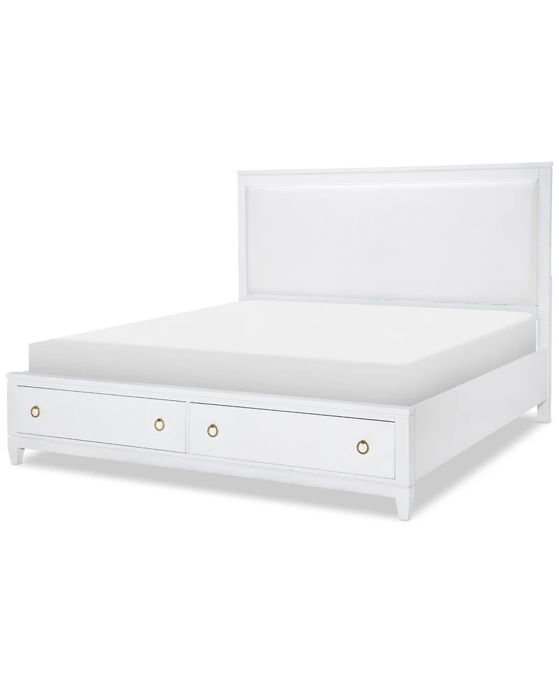 Summerland Upholstered Queen Storage Bed