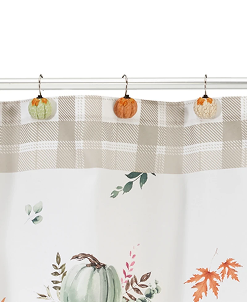 Avanti Grateful Patch Harvest 13-Pc. Shower Curtain & Hooks Set