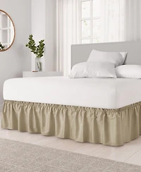Ruffled Elastic Wrap Around Bedskirt Inch Drop