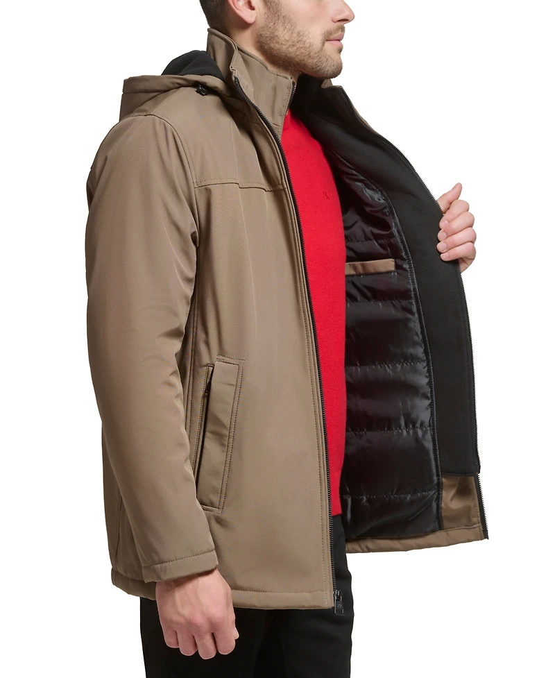 Calvin Klein Men's Infinite Stretch Jacket With Polar Fleece Lined Bib