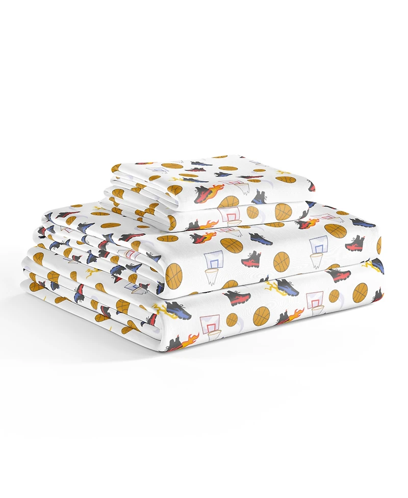 Kids 4 Piece Microfiber Sheet Set - Full