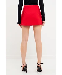 Endless rose Women's Cut Out Mini Skort