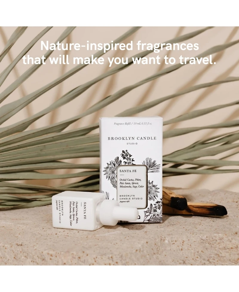 Pura Brooklyn Candle Studio - Santa Fe - Home Scent Refill - Smart Home Air Diffuser Fragrance - Up to 120-Hours of Luxury Fragrance per Vial