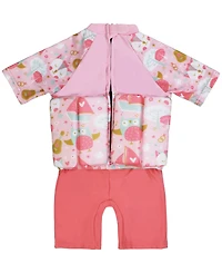 Splash About Toddler Girls Owls Printed Sleeved Floatsuit