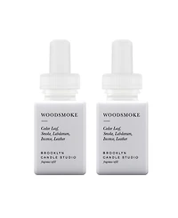 Pura Brooklyn Candle Studio - Woodsmoke - Home Scent Refill - Smart Home Air Diffuser Fragrance - Up to 120-Hours of Luxury Fragrance per Vial