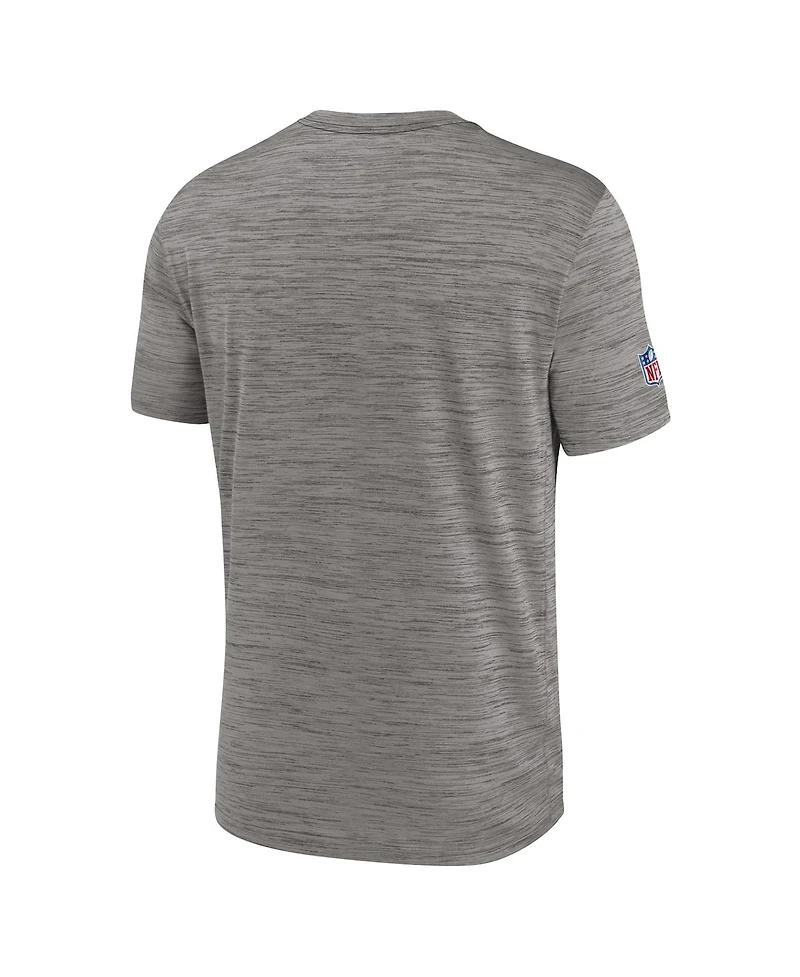 Men's Nike Heather Charcoal Tampa Bay Buccaneers Throwback Sideline Performance T-shirt