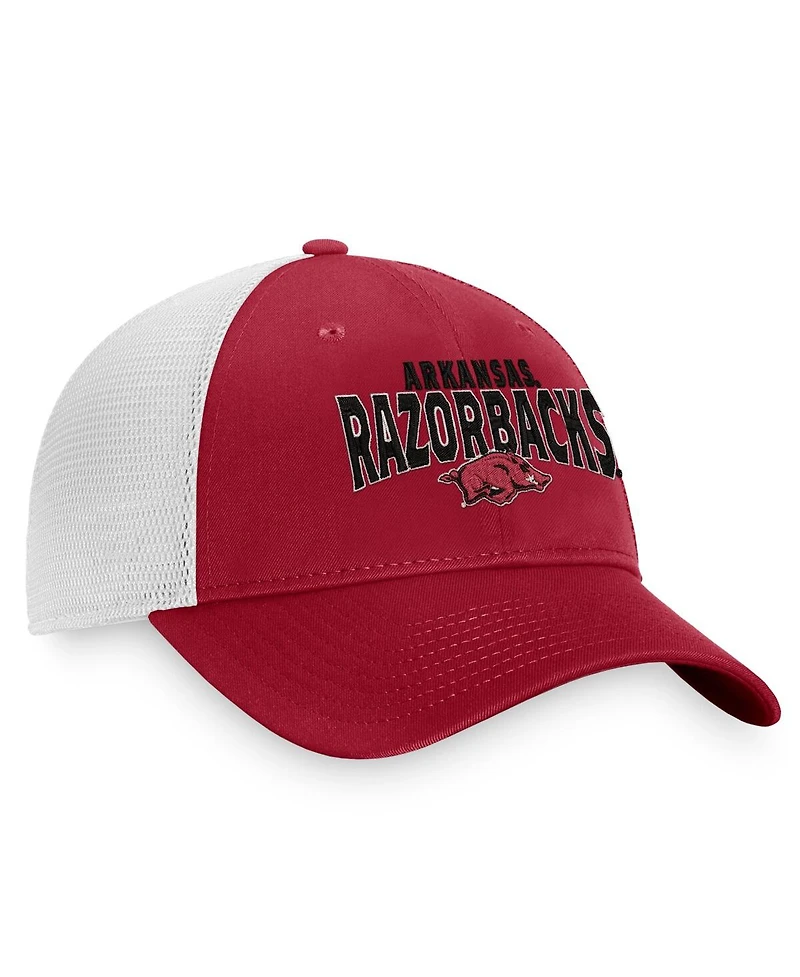 Men's Top of the World Cardinal Arkansas Razorbacks Breakout Trucker Snapback Hat