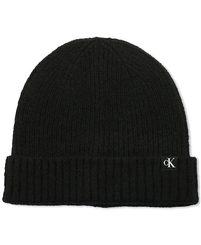 Calvin Klein Men's Luxe Ribbed Cuff Hat