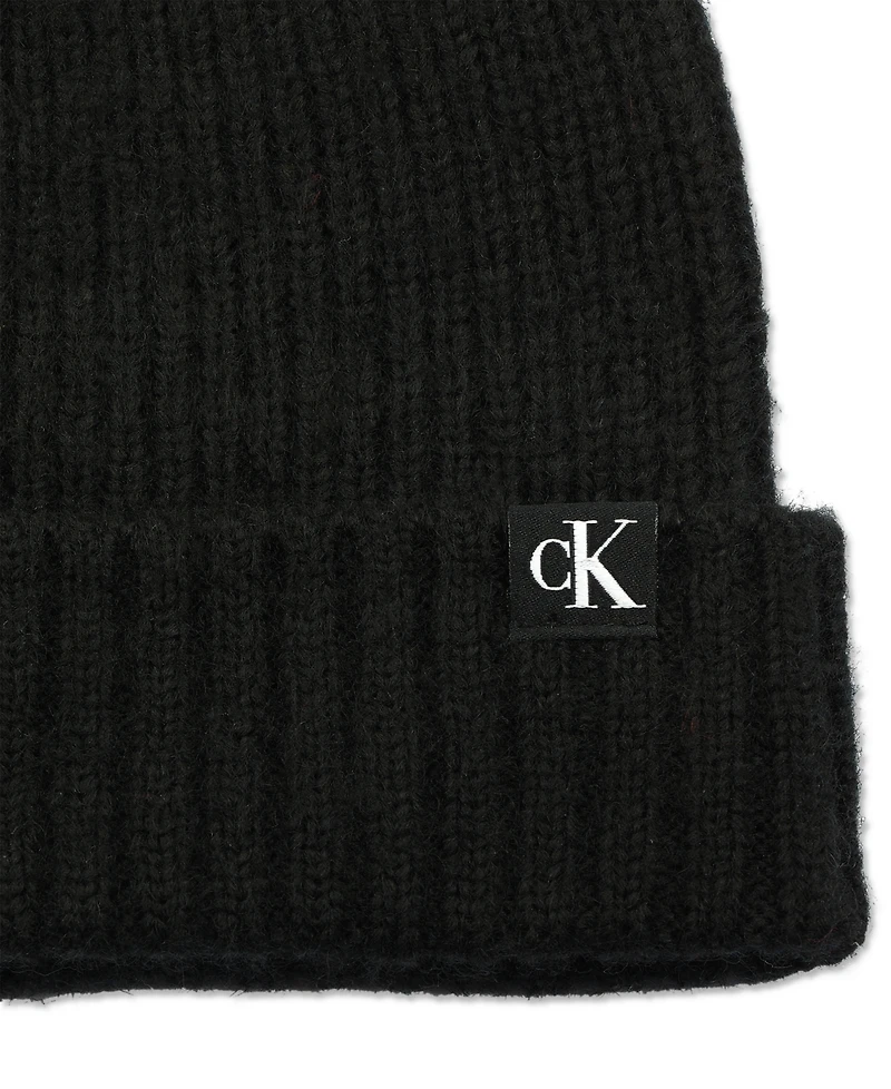 Calvin Klein Men's Luxe Ribbed Cuff Hat
