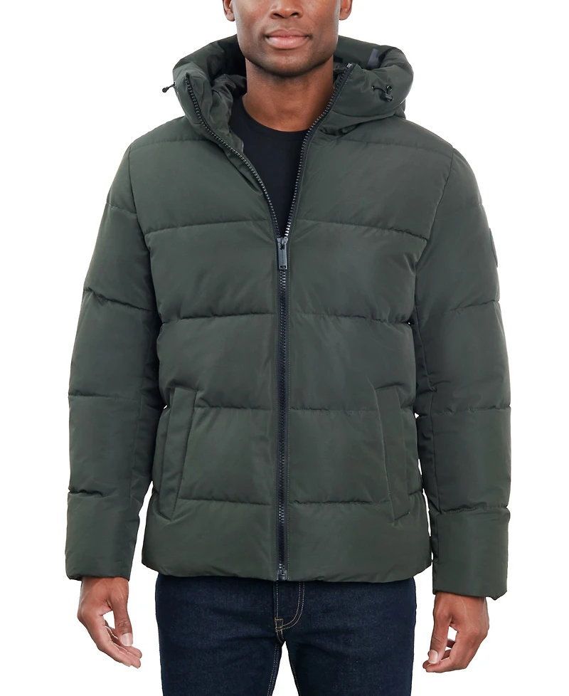 Michael Kors Men's Quilted Hooded Puffer Jacket