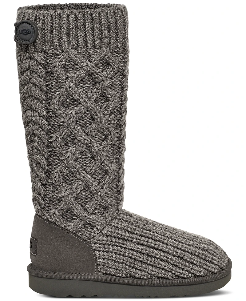 Ugg Kids Classic Cardi Cable Knit Boots