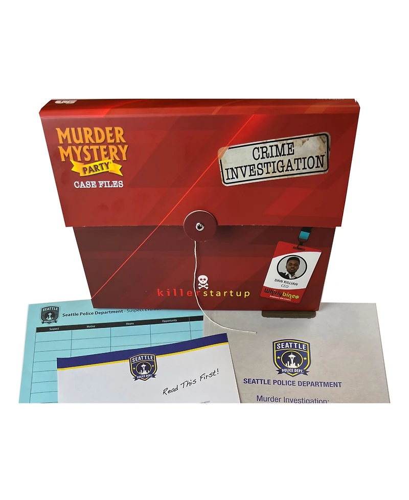University Games Murder Mystery Party Case Files Killer Startup