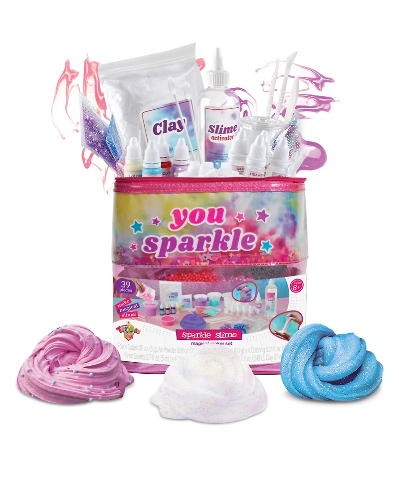 Geoffrey's Toy Box Sparkle Slime 39 Pieces Magical Maker Set, Created for Macy's