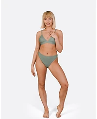 Oosc Women's Sahara Sage Boost 'Em Up Bikini Top