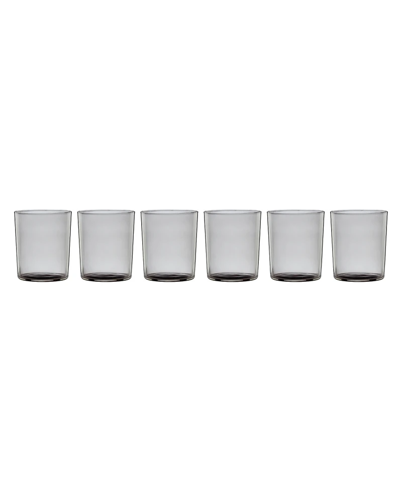 Oneida Stackables Smoke Tall Glasses, Set of 6