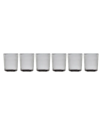 Oneida Stackables Smoke Tall Glasses, Set of 6