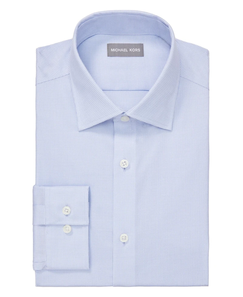 Michael Kors Men's Regular Fit Airsoft Stretch Ultra Wrinkle Free Dress Shirt