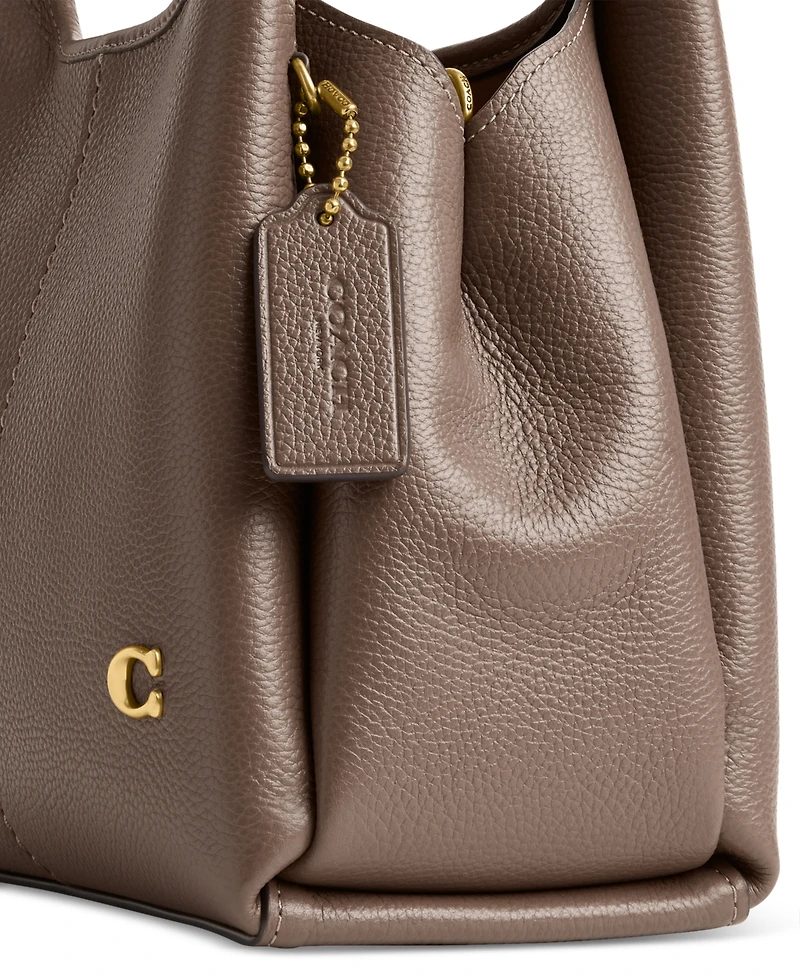 Coach Lana Small Polished Pebble Leather Shoulder Bag 23