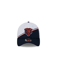 Men's New Era White, Navy Chicago Bears 2023 Nfl Sideline 39THIRTY Flex Hat