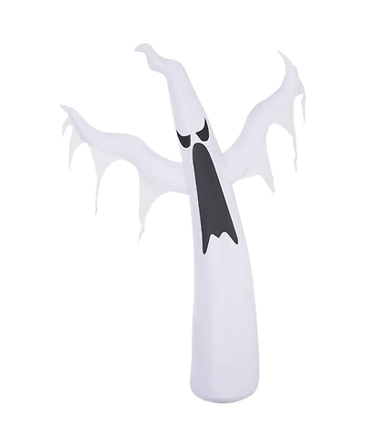 Outsunny 6' Halloween Inflatable Scary Ghost Yard Outdoor Decorations Led Light