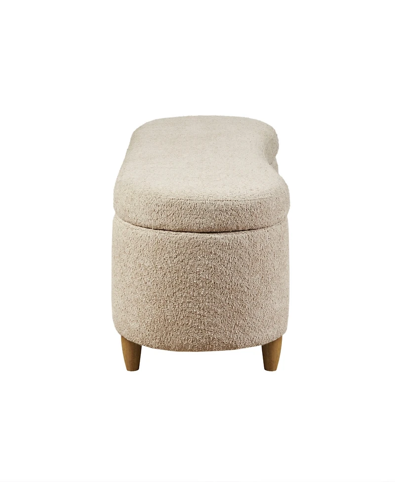 Ink+Ivy Bailey 48"W Boucle Flip Top Storage Bench