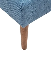 Ink+Ivy Maise 35" Round Fabric Upholstered Ottoman