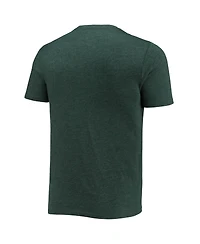 Men's Concepts Sport Heathered Charcoal, Kelly Green North Texas Mean Meter T-shirt and Pants Sleep Set