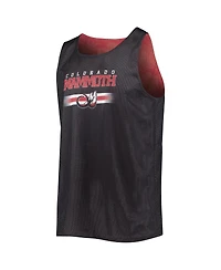 Men's Foco Red, Black Colorado Mammoth Reversible Mesh Tank Top