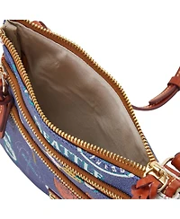 Women's Dooney & Bourke Seattle Mariners Game Day Triple Zip Crossbody Purse